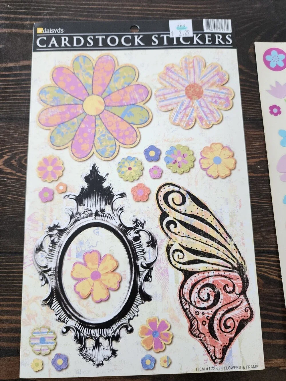 Scrapbooking Stickers - Lot FLOWERS Spring Summer New Vintage Retired MAMBI 22